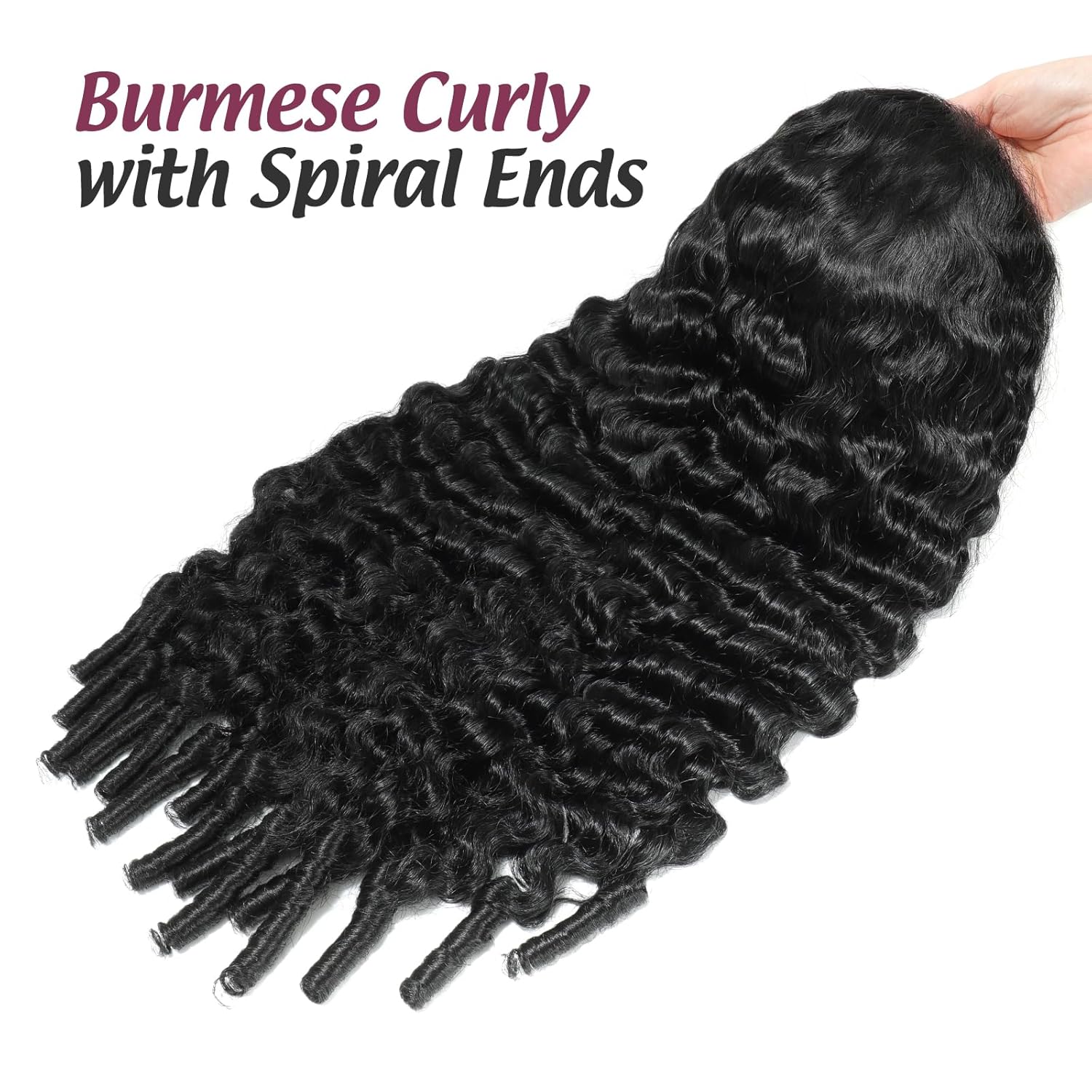 Burmese Curly Hair [7x6 Lace HD 200%]